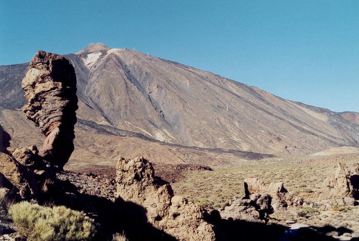 Paisaje volcánico de Canarias