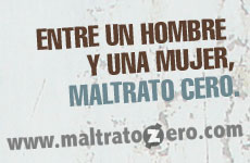 imagen de la campaña maltrato cero