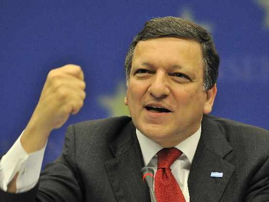 Durao Barroso en rueda de prensa