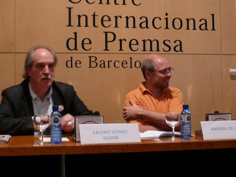 Conferencia en el Centro Internacional de prensa de Barcelona