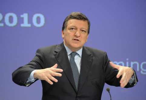 Barroso en la rueda de prensa