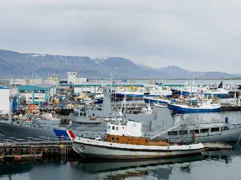 varios barcos atracados en puerto