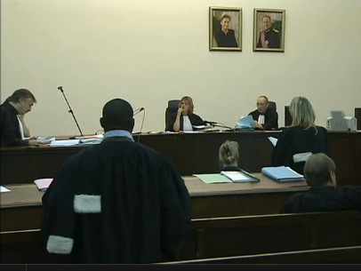 sala de un juicio en Bélgica