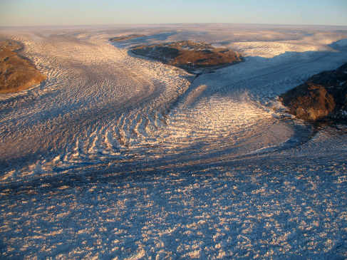 imagen del glaciar