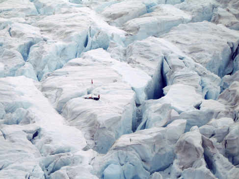 enormes bloques de hielo