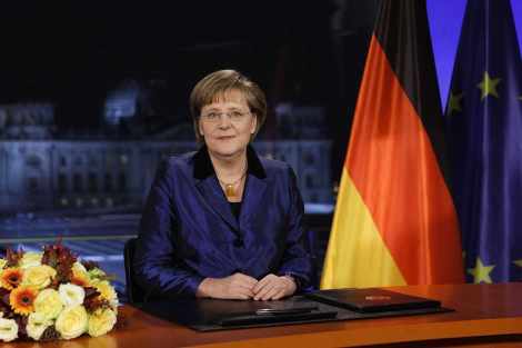 Merkel, en el vídeo de mensaje de fin de año