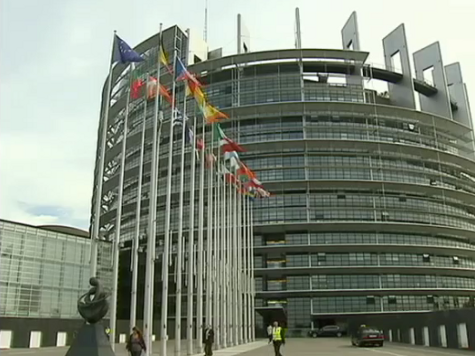 Vista general del Parlamento en Estrasburgo