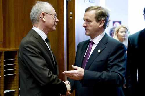 Enda Kenny y Van Rompuy