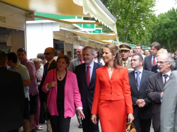 La infanta Elena y el ministro adjunto de AA.EE. alemán, Wener Hoyer