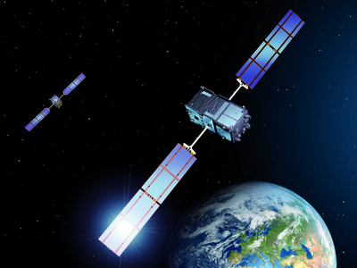 Recreación de satélites del sistema Galileo