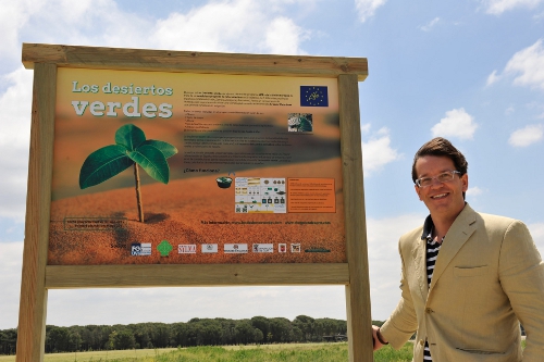 Sven Kallen, coordinador del proyecto Los Desiertos Verdes