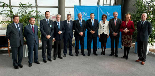 Reunión de Barroso y presidentes de CCAA españolas