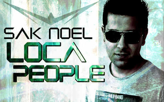 Portada del disco de Sak Noel, Loca People